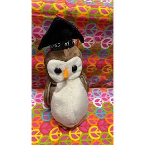 Ty Beanie Babies Wise the Owl Class of 1998 Bird (Retired)